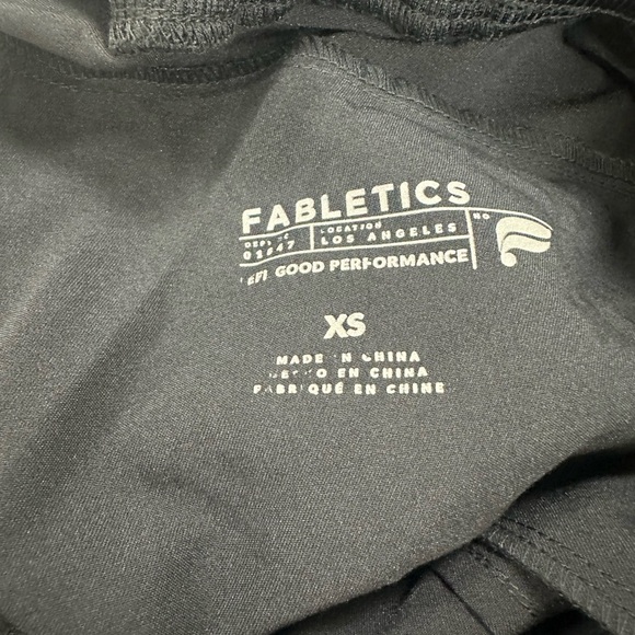 Fabletics Black Track Pants with Relaxed Fit - Picture 6 of 6